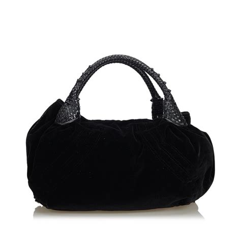 fendi knit bag|fendi black velvet bag.